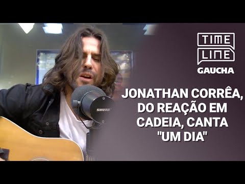 Jonathan Corrêa, vocalista da banda Reação em Cadeia, canta "Um Dia" no Timeline | Timeline Gaúcha