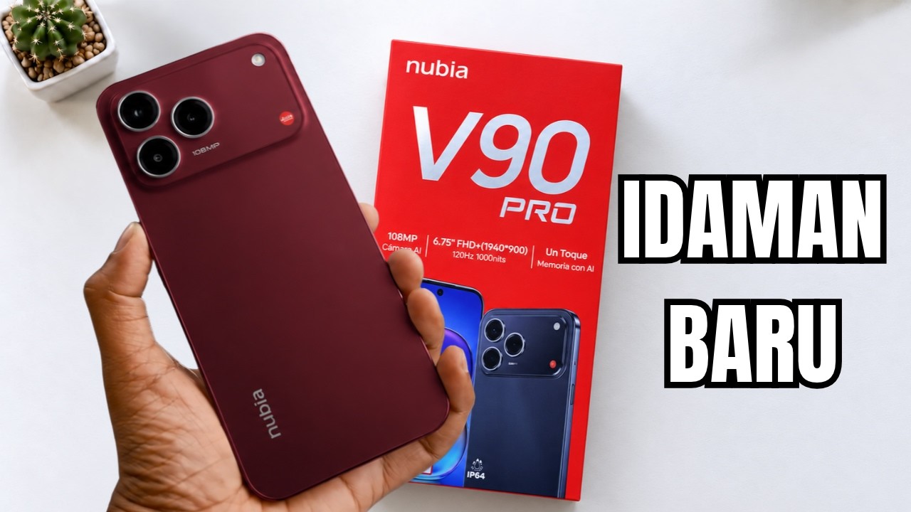 ASLI GILA BANGET‼️NUBIA V90 PRO, TAMPANG IPHONE 18 PRO HARGANYA TERJANGKAU
