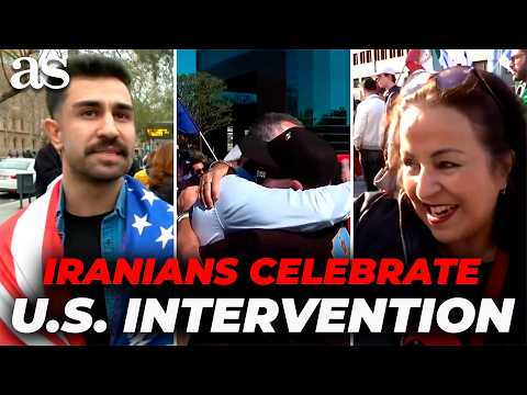 the Iranian diaspora show its HAPPINESS after the UNITED STATES attacks