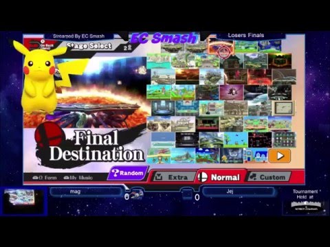 ECSmash 11/5/15 EVIL! (Pikachu) vs Jej (Jigglypuff) (P1) Grand Finals SSB4 for Wii U