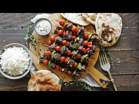 Beef Souvlaki Kebabs