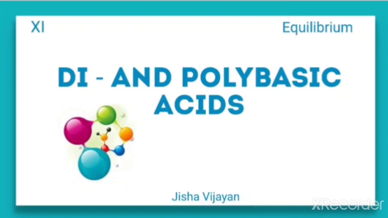 11std, Di and Polybasic Acids