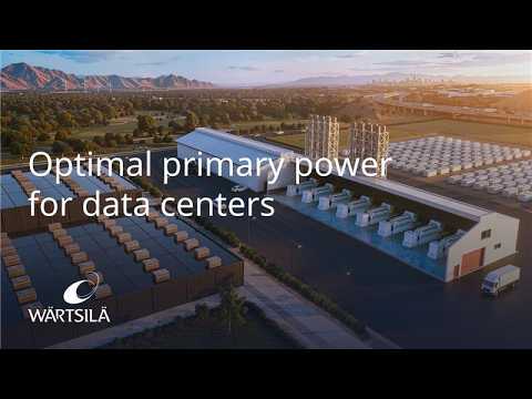 Optimal primary power for data centers | Wärtsilä Energy