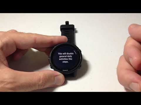 Garmin Forerunner 955: Activity Tracking (How to turn off)
