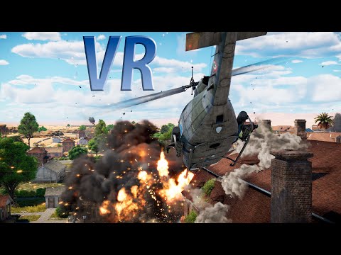War Thunder VR Helicopter vs Tank Gameplay 2023