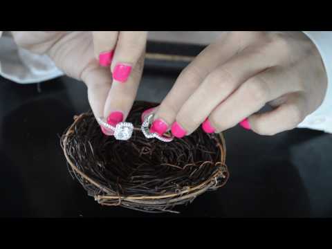 Round Halo Engagement Ring Bridal Set (2 Rings) (2.56tc. twt.) - TwoBirch  ST-ENG-334-WG-I85N