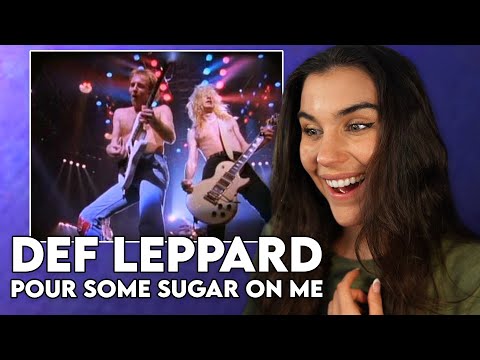 DRUMMING WITH ONE ARM?!? First Time Reaction to DEF LEPPARD - "Pour Some Sugar On Me"