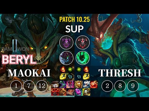 DWG BeryL Maokai vs Thresh Sup - KR Patch 10.25