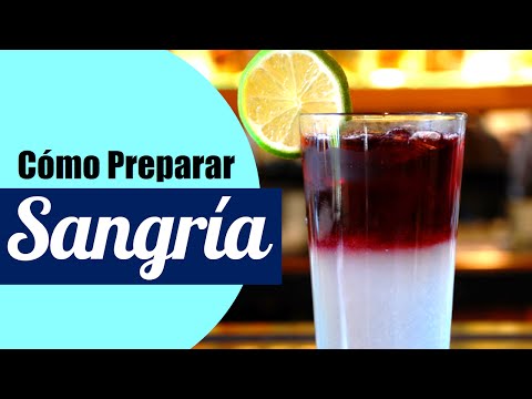 Sangria Preparada | Recetas Curso de Cocteleria