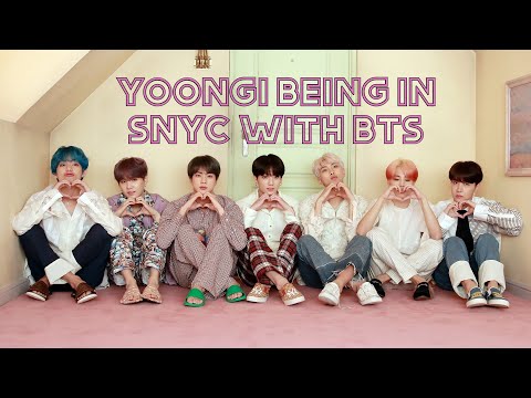 Yoongi being in sync with bts | Small compilation