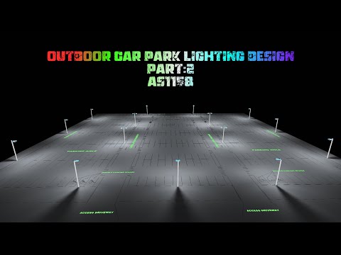 Outdoor Car Park Lighting Design Part 2 using Dialux Evo | Electrical Lighting Design as per AS1158