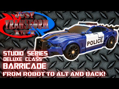 JUST TRANSFORM IT!: Studio Series Deluxe Barricade