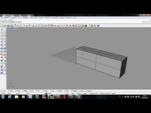 Tutorial completo Rhinoceros 02 - Comandi base