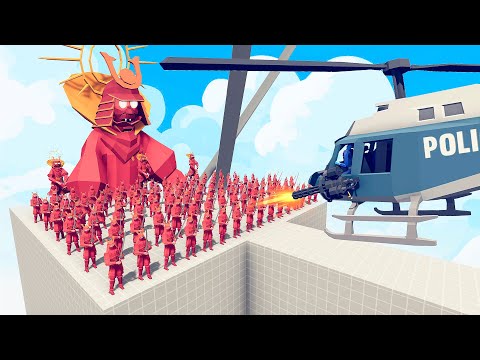100x DEMONIC SAMURAI + 3x GIANT SAMURAI vs EVERY GODS - Totally Accurate Battle Simulator TABS
