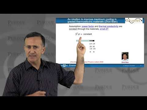 Introduction to Thermoelectricity L2.1: Systems - Importance of ZT (material figure-of-merit)