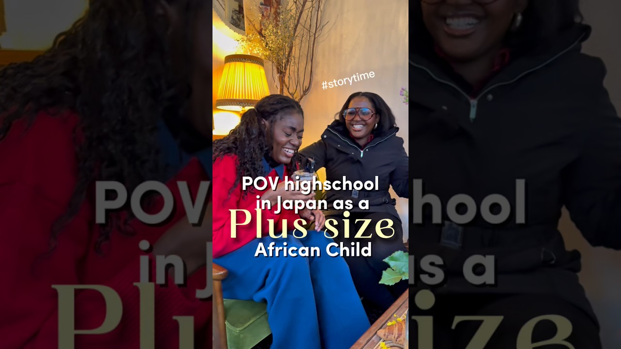 POV Highschool in a Japan 👀 as plussize kid #africaninjapan #japanhighschool #blackinjapan