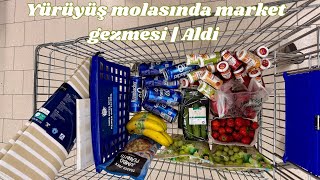 Yürüyüş molasında market gezmesi Alışveriş #31 | Aldi Turu, 1 Euro Rey