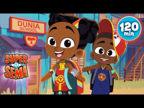 Back to School - FULL EPISODE Mashup! 📚 Super Sema | Cartoons for Kids