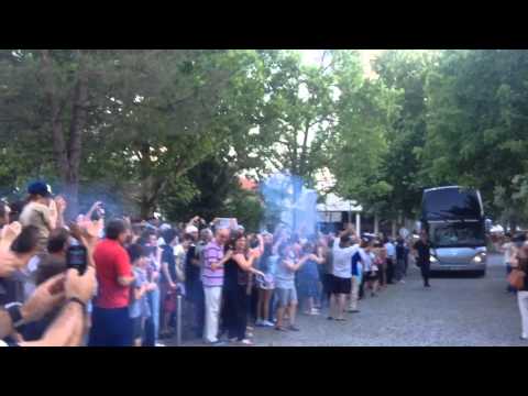 Chegada dos campeões !