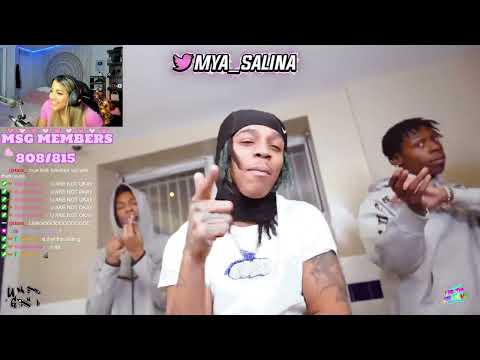 Mya Salina Reacts to C Blu - Spinning (official music video)