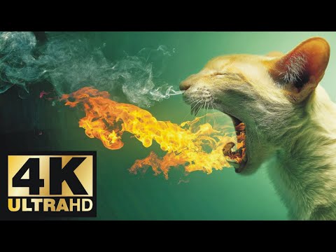 CAT 4K Videos - Beautifull cat 4K Video - bengal cat - persian cat - siamese cat - Animal 4k