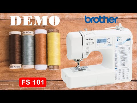 Brother FS101 Sewing Machine Demo