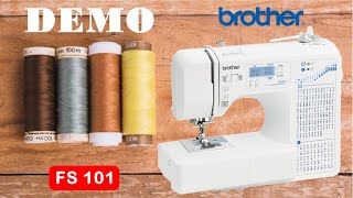 Brother FS101 Sewing Machine Demo