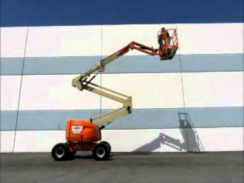 Sold! JLG 450AJ 45' 4x4 Articulating Diesel Boom Lift Man Aerial bidadoo.com
