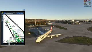 Download lagu Rush hour at Zurich VATSIM MSFS 2024 Asobo B747-8F flight to Arlanda mp3