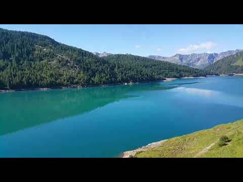 Lago Ritom in Vale di Piora, Zurich. August 2017