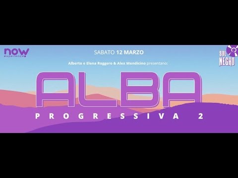 Alba Progressiva 2 Dj Panda b2b Ricci Jr Live set @ XL Club (CN) 12/03/2016