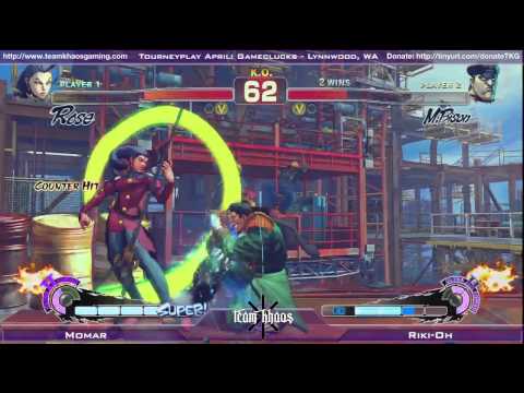 Tourneyplay April SSF4 Singles - Momar (ROS) vs Riki-Oh (DIC)
