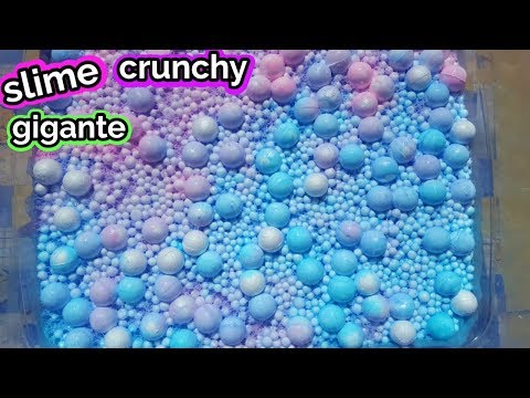 Slime crunchy gigante 1 galon Video