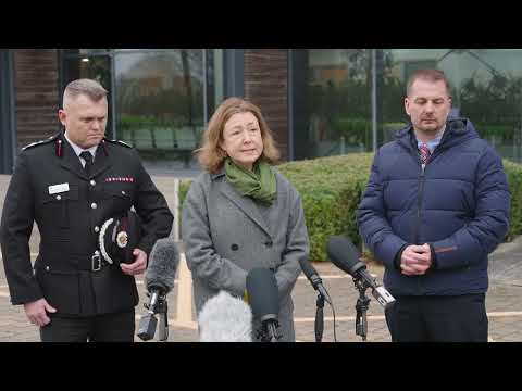 Cllr Chloe Turner speaks of the support available following the Brimscombe Hill house fire