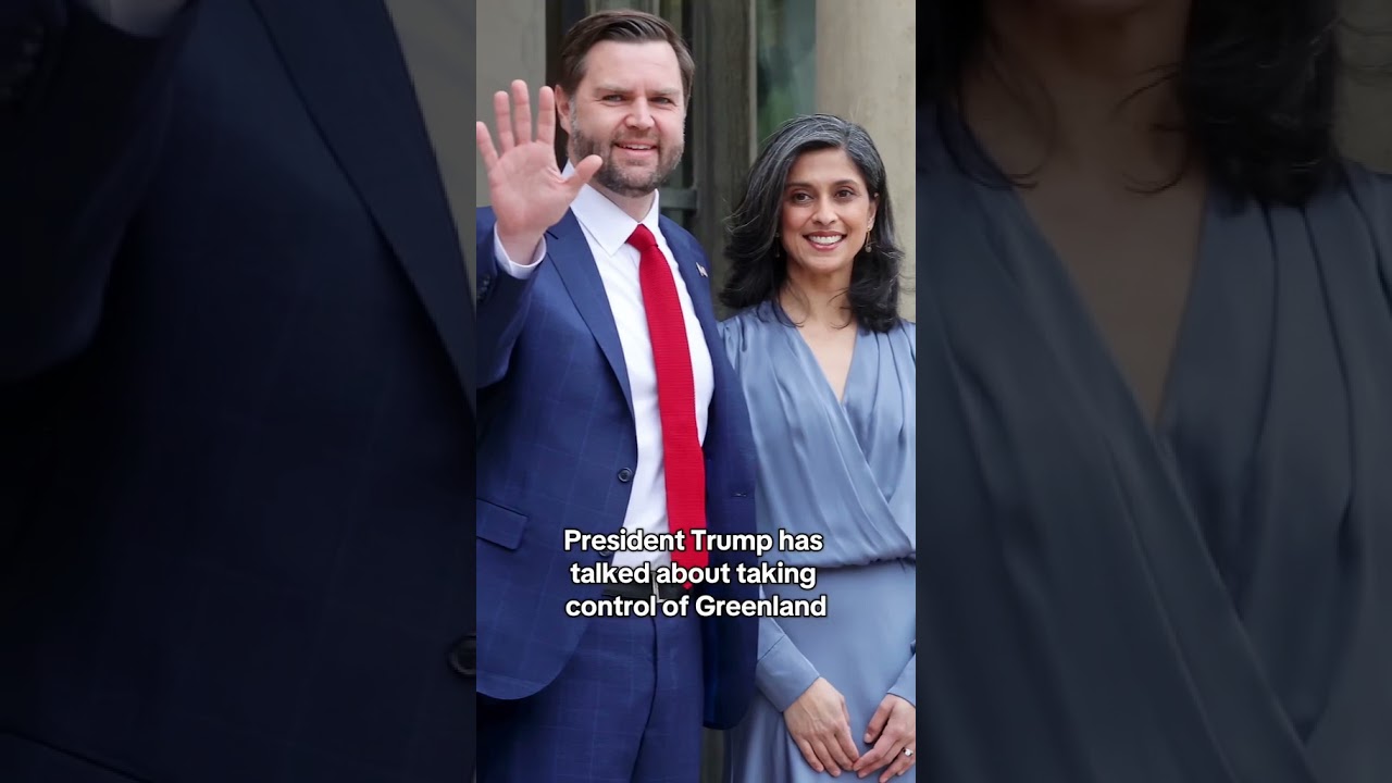 Vice President JD Vance says he'll join his wife on her visit to Greenland #shorts