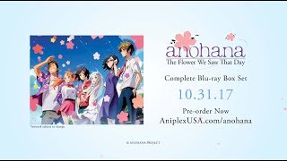 anohana - The Flower We Saw That Day - TV Series English Dub Trailer