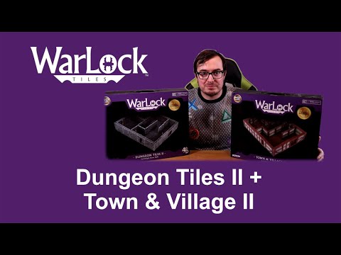Unboxing WarLock Tiles Wave 2 - Dungeon Tiles II & Town & Village II (Full Height Walls)