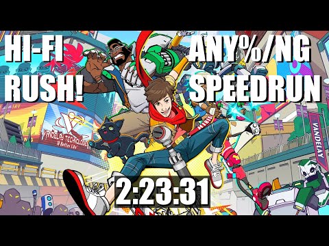 Hi-Fi Rush Easy/Any% Speedrun [2:23:31] (W/O Load Times)