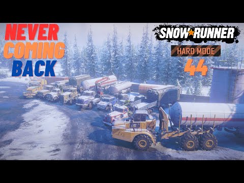 Official Last Goodbyes To Alaska! Moving On To Taymyr Russia SnowRunner Hard Mode Ep 44