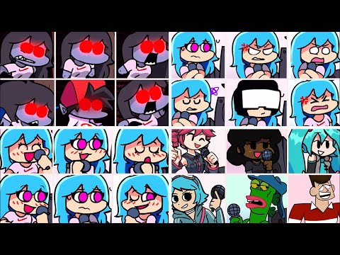 Friday Night Funkin' - Vs Sky Mod All Songs but everytime it's Sky turn a Different Skin Mod is used