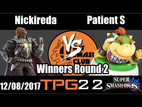 RIT - TPG 22 - Nickireda (Ganondorf) Vs. KnD I Patient S (Bowser Jr.) - Winners Round 2