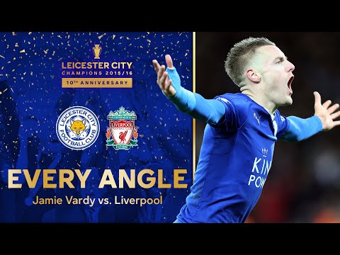 INCREDIBLE Vardy Volley Against Liverpool! 🤯 | Every Angle Of An Iconic Premier League Goal