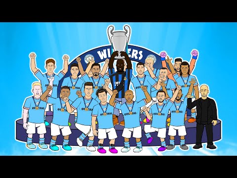 🏆MAN CITY WIN THE CHAMPIONS LEAGUE!🏆 (1-0 vs Inter Milan 2023 Goals Highlights Rodri)