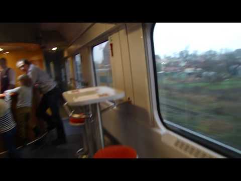 EP09-008 z IC Kossak przejście przez skład Stargard Szczeciński