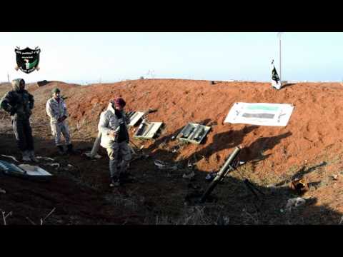 استهداف مقرات النظام بقذائف الهاون في منطقة المجبل وحاجز السكة على طريق الخربة في ريف درعا من قبل لواء المعتصم بالله النخبة