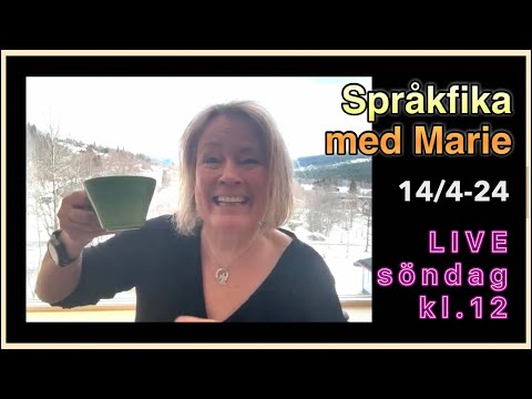 , title : 'Språkfika söndagsfika med Marie - Lär dig svenska med Marie @svenskamedmarie'
