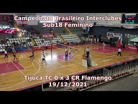 CBI Sub18 Volei Feminino - Tijuca TC 0 x 3 CR Flamengo  - 19/12/2021