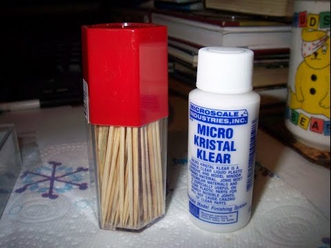 N Gauge Review 8A Glazing Windows using Micro Kristal Klear