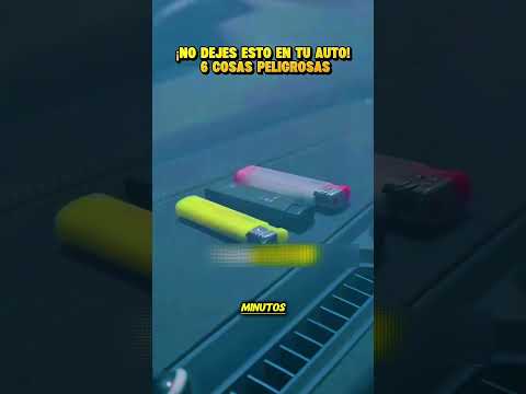 6 Objetos Comunes que NUNCA Debes Dejar en tu Auto en Calor