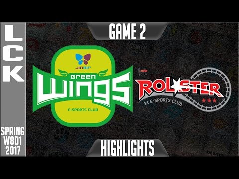Jin Air Greenwings vs KT Rolster Highlights Game 2 - LCK Week 8 Day 1 Spring 2017 JAG vs KT G2